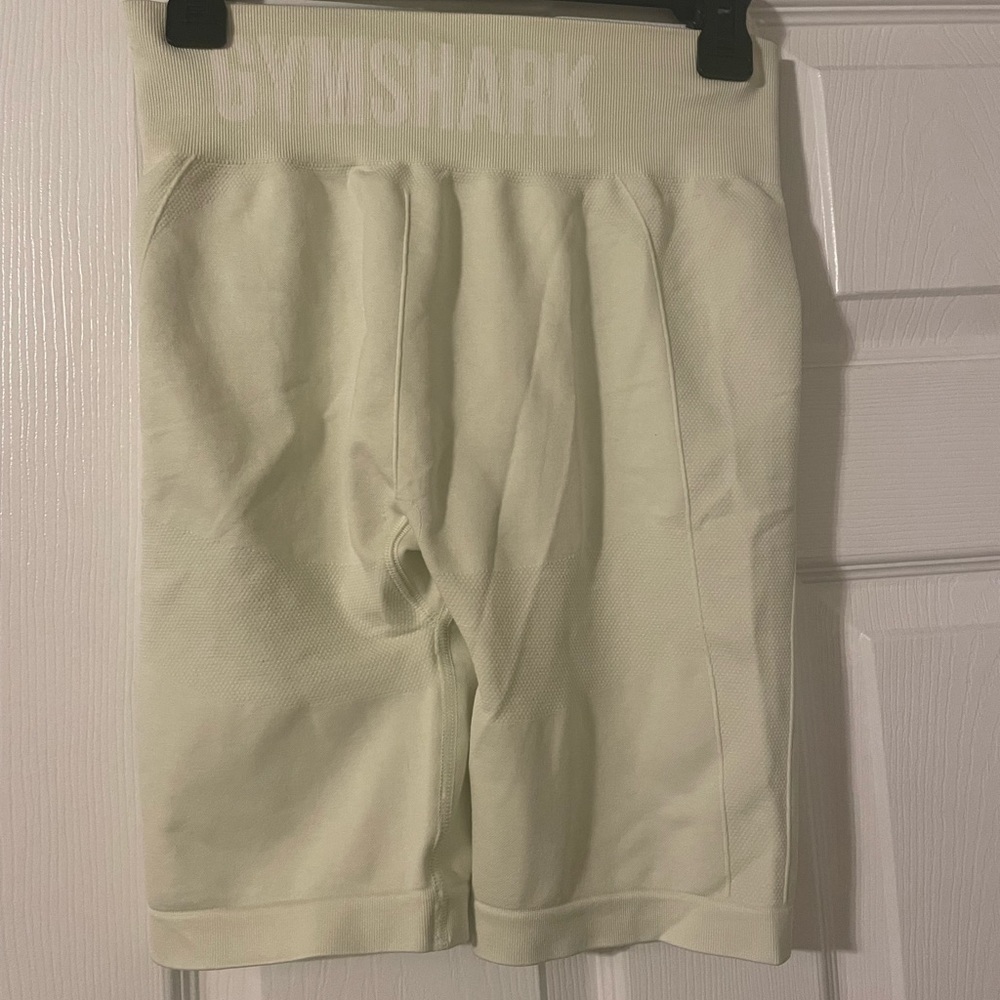 Light green Gymshark Biker Shorts